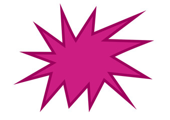 abstract colorful star