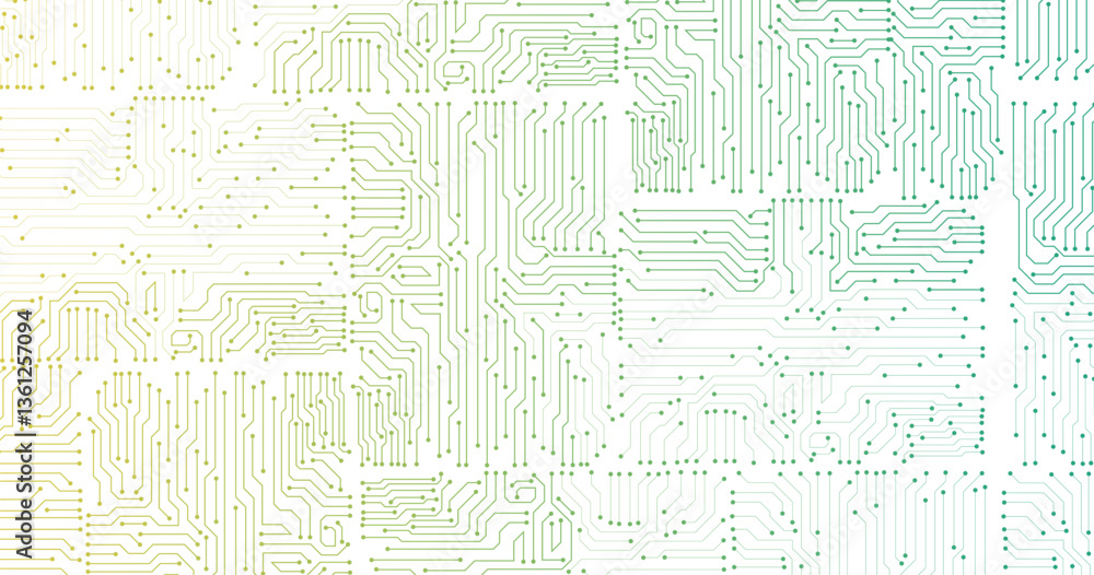 Poster vector circuit board pattern for background technology.