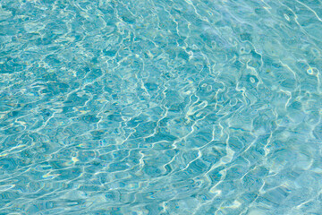 abstract blue color water wave in swimming pool pure natural swirl pattern texture