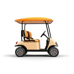 golf cart 3D render