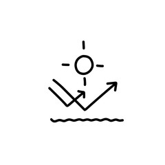 line icons related to fabric features