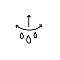 line icons related to fabric features