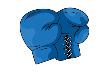 Sports Equipment Boxing Gloves Illustration