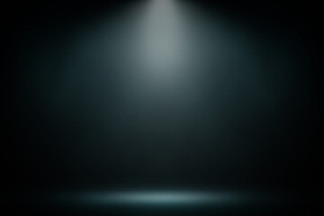White spotlight smoke on the blue stage entertainment background.