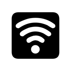 Wifi public signage icon