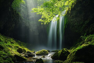 waterfall in the forest