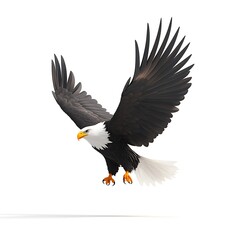 Naklejka premium eagle 3D render