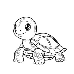 Fototapeta premium turtle cartoon