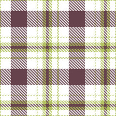 Light Light Olive Green Seamless Tartan with Cool White accents Textile Design