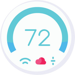 Smart Thermostat Illustration