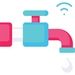 Smart Water Supply Illustration