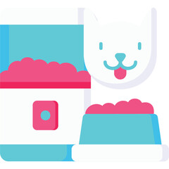 Smart Feeding Pet Illustration