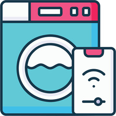 Smart Washing Machine Sticker