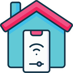Smartphone Home Control Sticker
