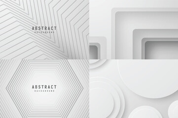 Abstract geometric shapes background