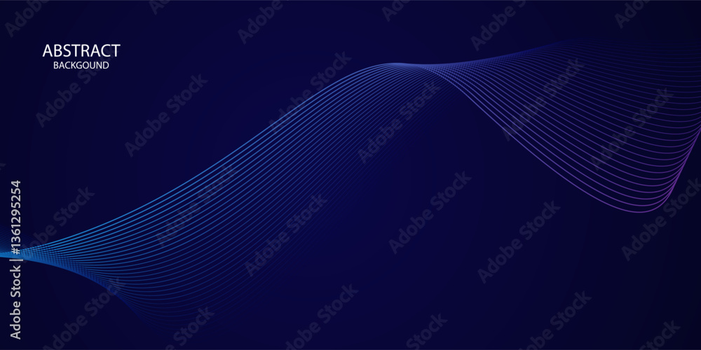 Aufkleber abstract background with flowing particles. dynamic waves. vector illustration. eps2