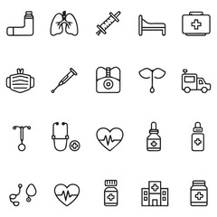 Fototapeta premium health care icons