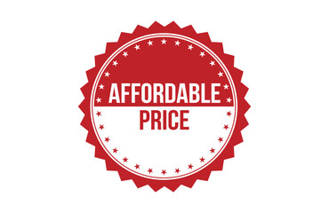 Affordable Price red ribbon label banner.