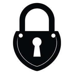 lock icon vector illustration