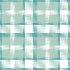 Bright Sea Seamless Tartan with Dusty Silver accents Textile Design