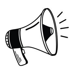 megaphone icon vector illustration