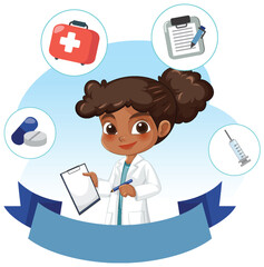 Young Doctor with Medical Tools