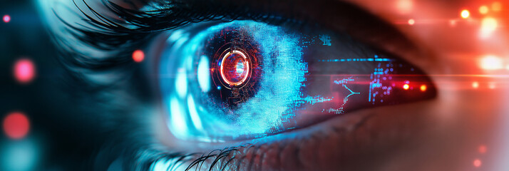 Cybernetic gaze with digital interface