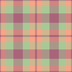 Rich Mauve and Cool Light Salmon Seamless Tartan Textile Design