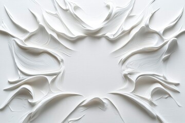 Fototapeta premium Abstract white textured design