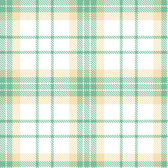Iridescent Pale Teal and Light White Seamless Tartan Textile Design