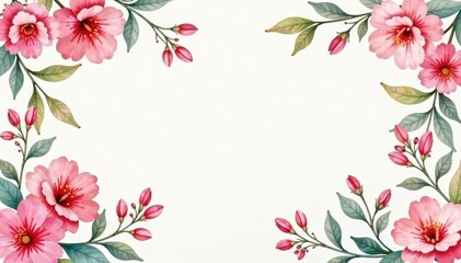 Delicate watercolor style floral pattern, pastel hues, watercolor, art, floral