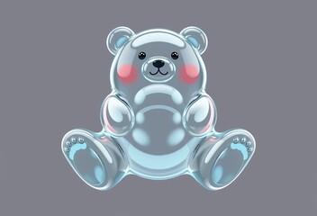 Bubble Bear, bubbles, bear, abstract, cheerful, cute, animal, fun, playful