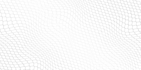 Curved net pattern. Seamless design for sportswear or equipment like soccer goals, volleyball nets, basketball hoops, hockey nets, and athletic gear.