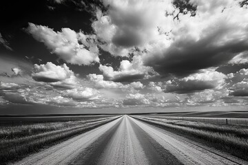 Endless Prairie Sky: Boundless Horizons, Shifting Clouds, and the Feeling of Infinite Space