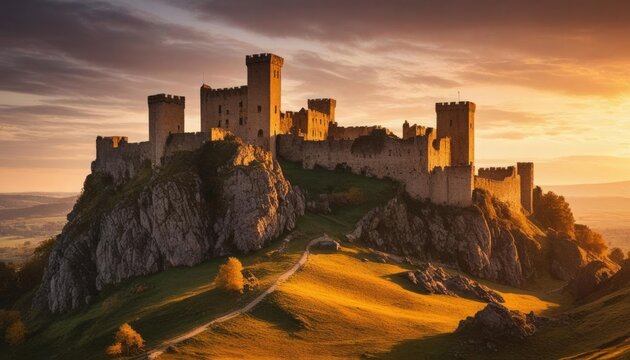 Timeless Castle Watching Over the Land
