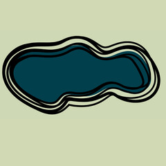 Doodle balloon text curve