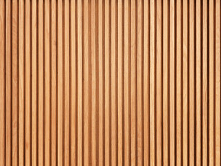 Brown Timber Battens Wall Background.