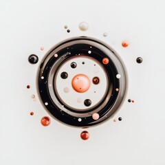 A quantum key distribution process in secure communications ensuring data integrity and privacy in the digital age.