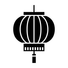 chinese lantern glyph icon © Arta