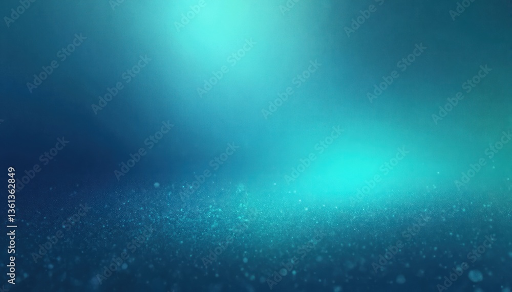 Poster abstract gradient background in blue and green tones. textured backdrop with grainy effect. soft blu