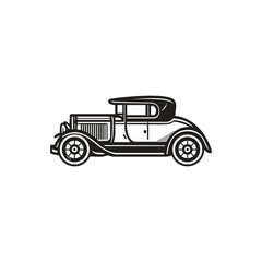 Fototapeta premium Vintage car logo template