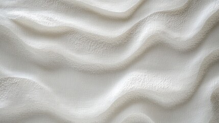 Flowing textured waves minimalist setting surface design elegant ambiance close-up perspective abstract concept