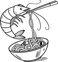 a-shrimp-jumping-out-of-a-noodle-bowl-in-fine-stro 