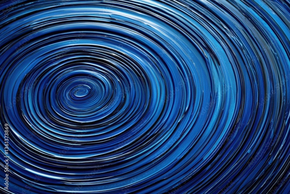 Poster blue swirl background with fluid motion and abstract patterns