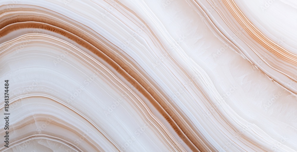 Poster abstract marble texture with warm tones and smooth flowing lines