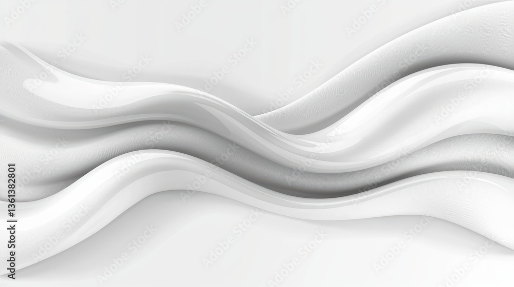 Poster fluid dynamics in minimalist design abstract space digital art modern environment aesthetic viewpoin
