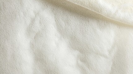 Naklejka premium Textured fabric detail studio setting close-up image soft environment minimalistic concept for textile design