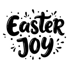 Easter Joy graphic,  marketing/seasonal