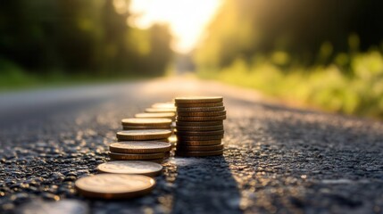 Financial roadmaps with diverse revenue streams fueling corporate expansion