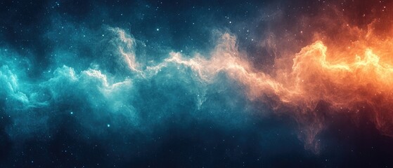 Fototapeta premium Teal magenta cosmic fluid background with airbrushed gradient transitions, ultra HD seamless texture for product packaging, UI/UX interfaces, wall decor.